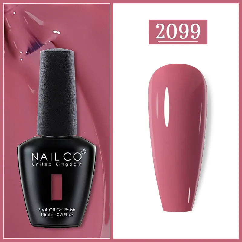 KissICON 2099 Nailco Chocolate Gel Polish 15ml Soak Off UV