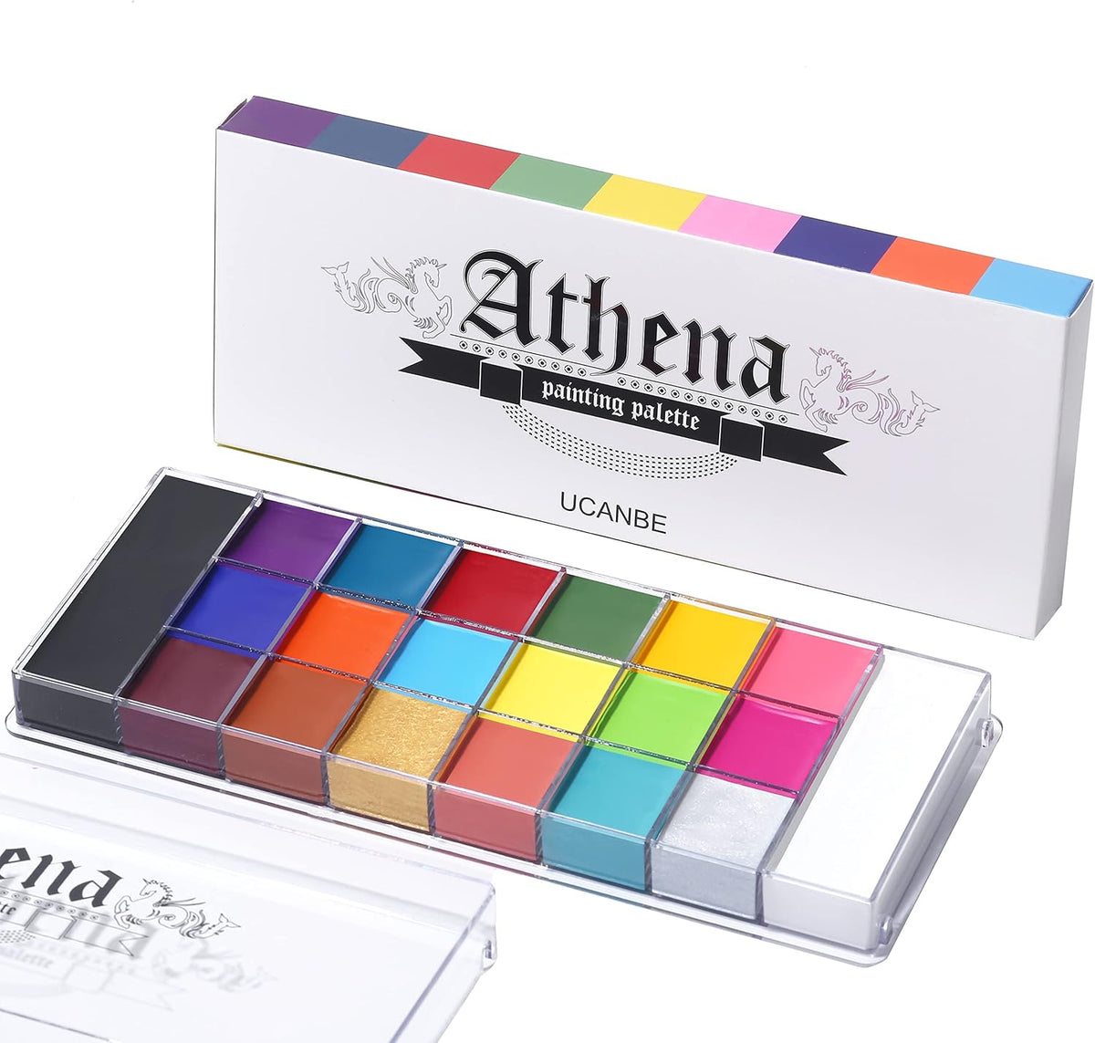 KissICON 20Color Professional Face and Body Paint Makeup Palette
