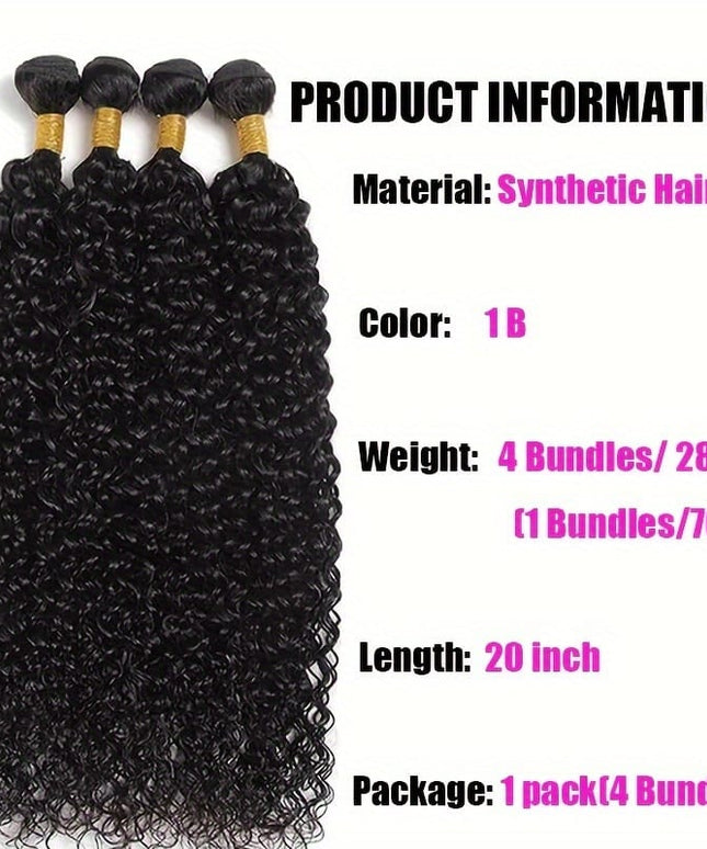 KissICON 20inch / 1B KissIcon Luxurious Water Wave Synthetic Hair DeepWave 20In