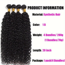 KissICON 20inch / 1B KissIcon Luxurious Water Wave Synthetic Hair DeepWave 20In