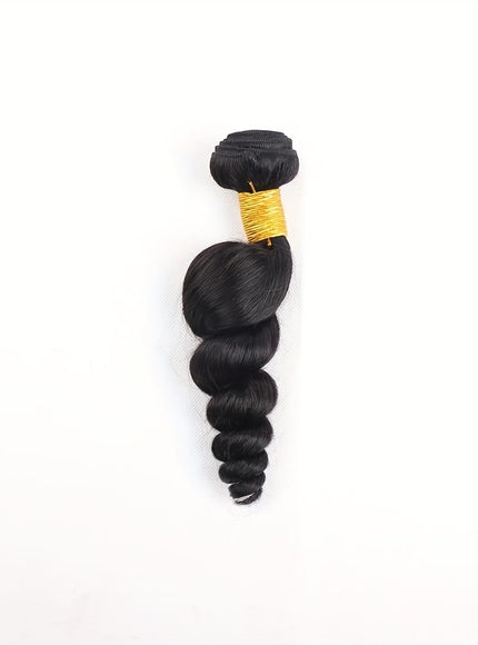 KissICON 20inch / Black Loose Wave Bundles Human Hair Brazilian Virgin Bra