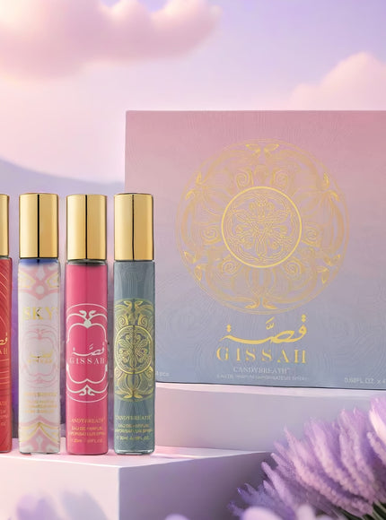 KissICON 20ml *4pcs Elegant Floral Patchouli Perfume – Gift Longlasting