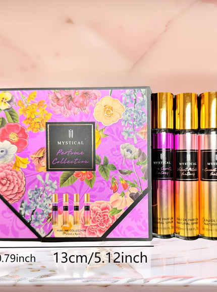 KissICON 20mlx4pcs/set Mystical Floral Women's Perfume Gift Set - Lasting