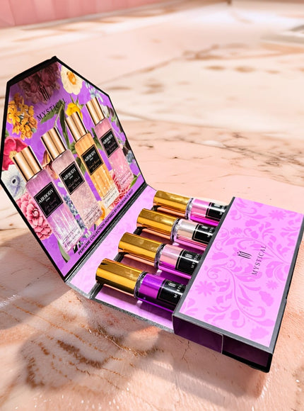 KissICON 20mlx4pcs/set Mystical Floral Women's Perfume Gift Set - Lasting