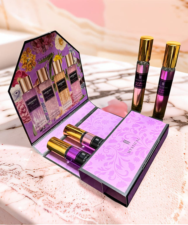 KissICON 20mlx4pcs/set Mystical Floral Women's Perfume Gift Set - Lasting