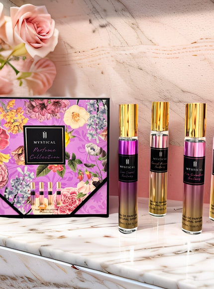 KissICON 20mlx4pcs/set Mystical Floral Women's Perfume Gift Set - Lasting