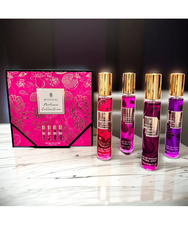 KissICON 20mlx4pcs/set Women's Fragrance Gift Set – Fruity Light Fresh