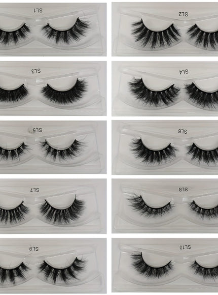 KissICON 20Pairs KissIcon 20 Pairs Natural False Eyelashes - Self