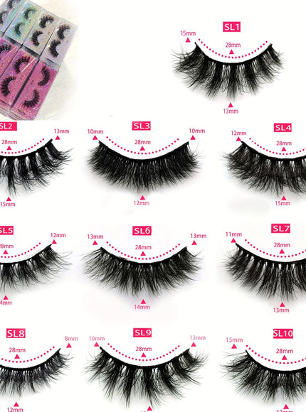 KissICON 20Pairs KissIcon 20 Pairs Natural False Eyelashes - Self