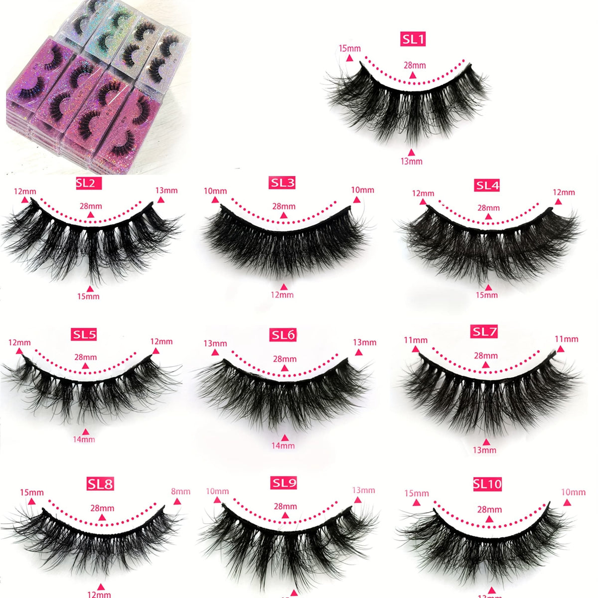 KissICON 20Pairs KissIcon 20 Pairs Natural False Eyelashes - Self