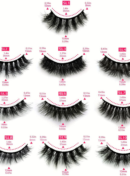 KissICON 20Pairs KissIcon 20 Pairs Natural False Eyelashes - Self
