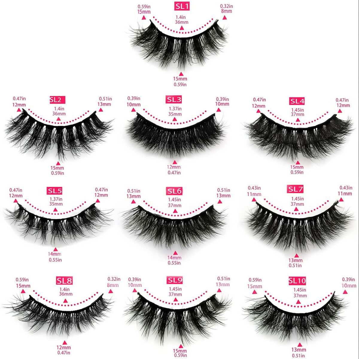 KissICON 20Pairs KissIcon 20 Pairs Natural False Eyelashes - Self