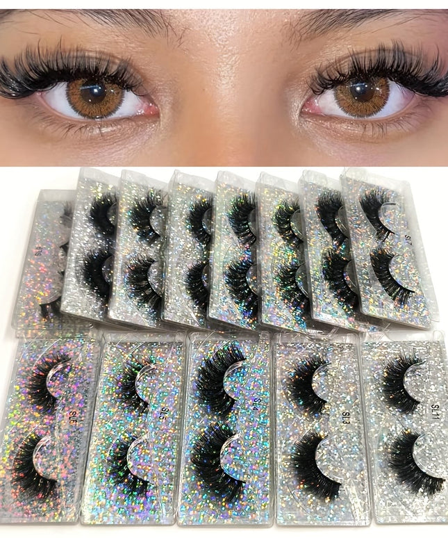 KissICON 20Pairs KissIcon 20 Pairs Natural False Eyelashes - Self