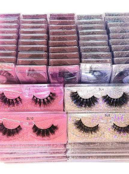KissICON 20Pairs KissIcon 20 Pairs Natural False Eyelashes - Self