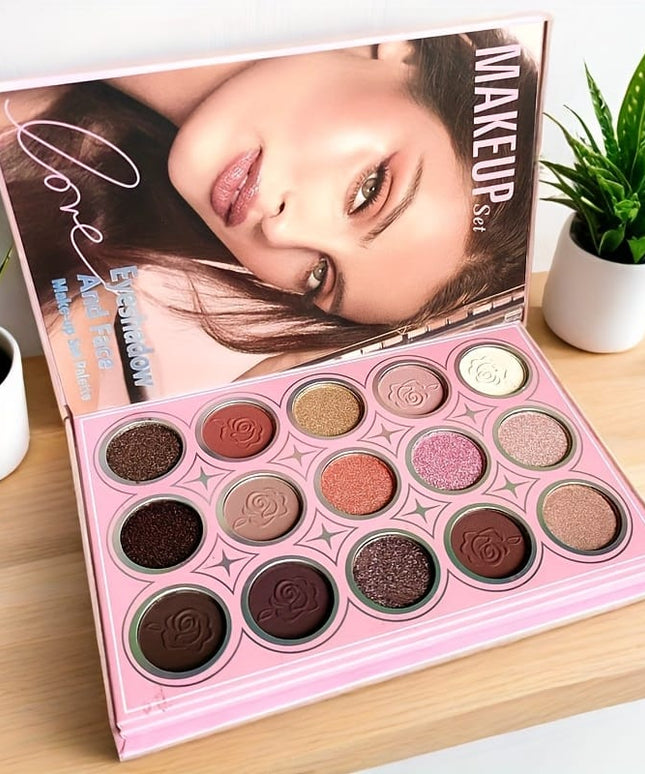 KissICON 21 color rose makeup Elegant 21color Rose Makeup Palette Blush Set
