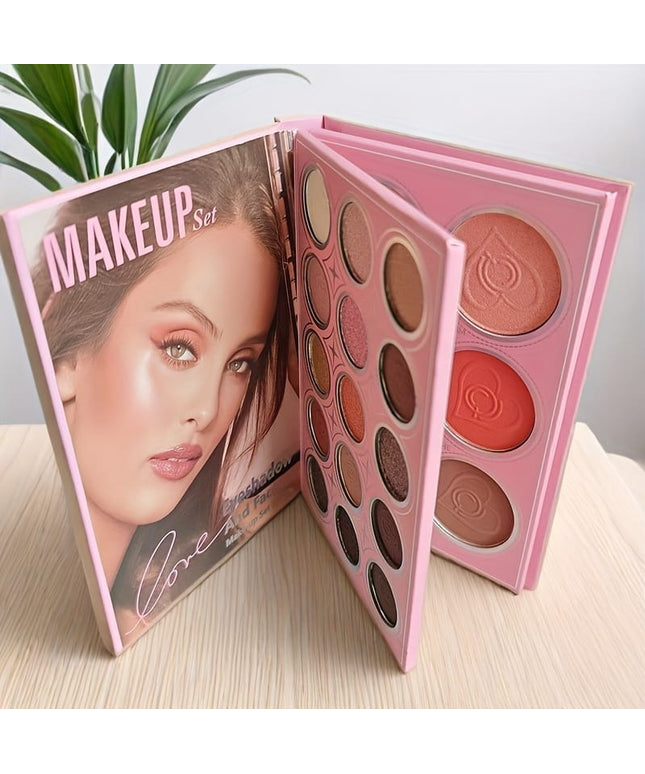KissICON 21 color rose makeup Elegant 21color Rose Makeup Palette Blush Set