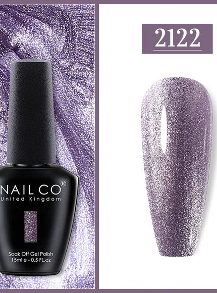 KissICON 2122 Nailco Chocolate Gel Polish 15ml Soak Off UV