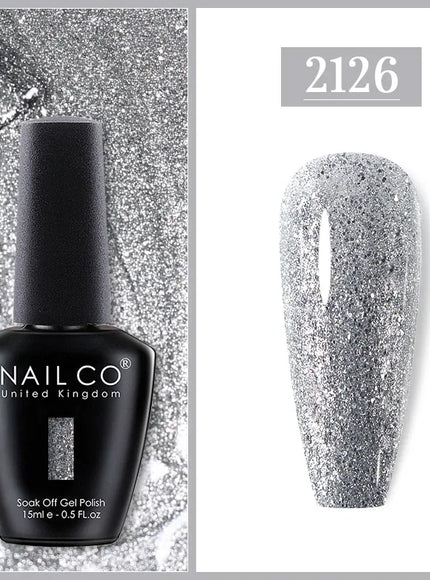 KissICON 2126 Nailco Chocolate Gel Polish 15ml Soak Off UV