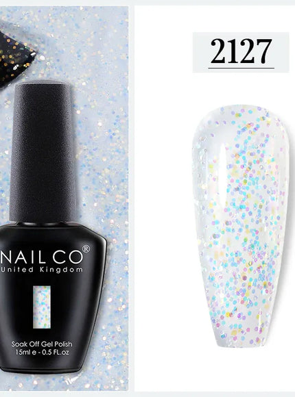 KissICON 2127 Nailco Chocolate Gel Polish 15ml Soak Off UV
