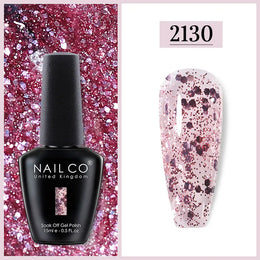 KissICON 2130 Nailco Chocolate Gel Polish 15ml Soak Off UV
