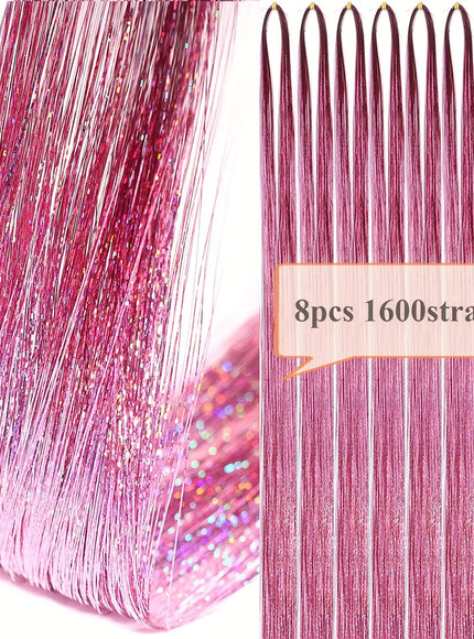 48 Inch Silvery Hair Tinsel Kit