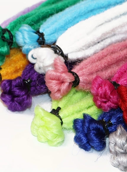 KissIcon Handmade Crochet Yarn Wigs - Rastafarian Style