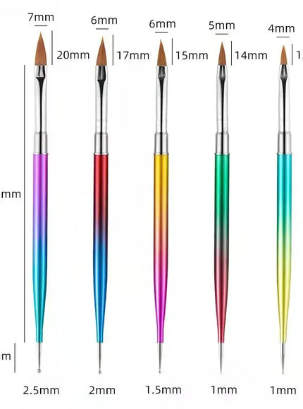 KissICON 22 KissIcon Nail Art Brush Set - Multi Tool