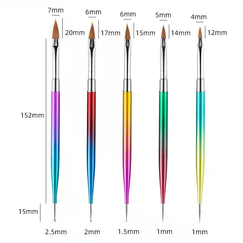 KissICON 22 KissIcon Nail Art Brush Set - Multi Tool