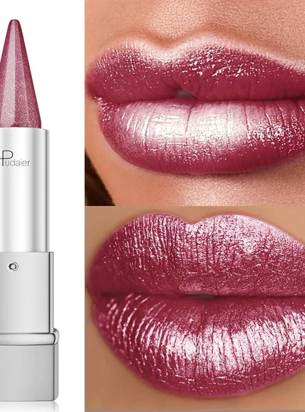 KissICON 22 KissIcon Pearlescent Sparkle Lipstick Waterproof 24H