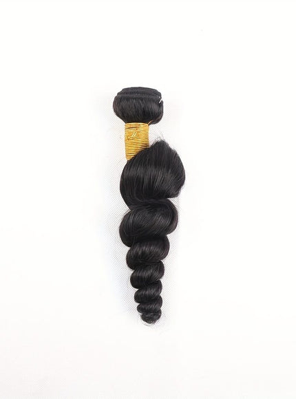 KissICON 22inch / Black Loose Wave Bundles Human Hair Brazilian Virgin Bra