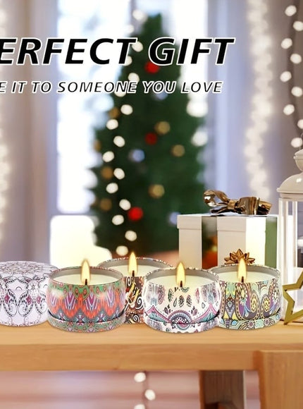 KissICON 24 24pc Ethnic Scented Travel Candles Perfect