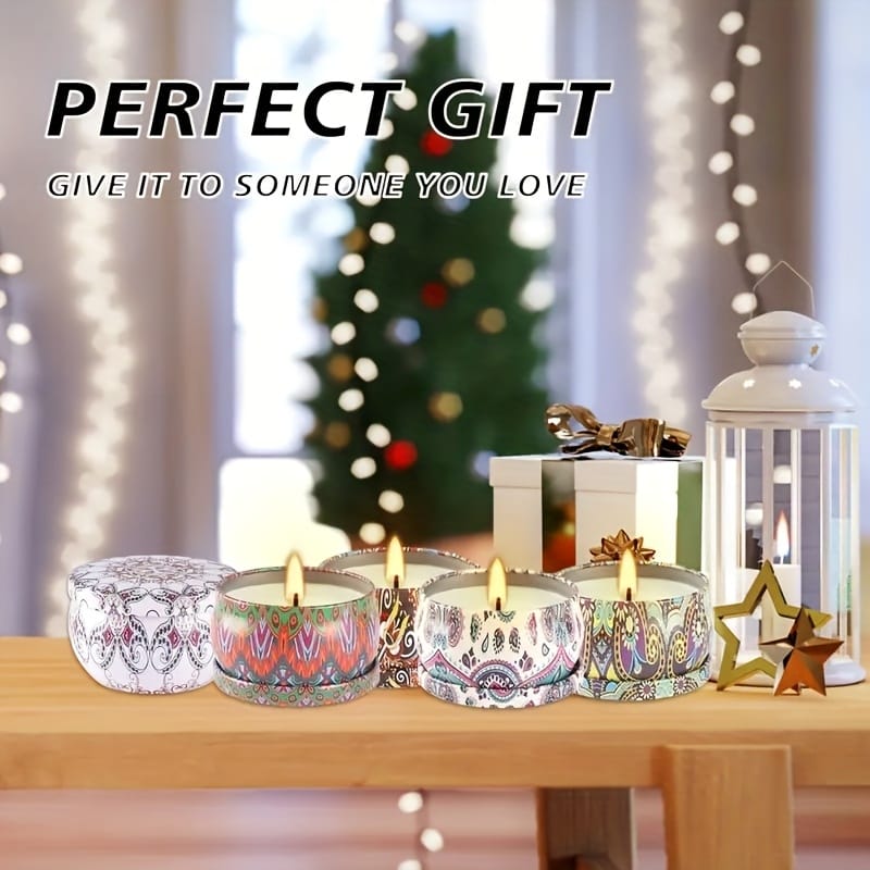 KissICON 24 24pc Ethnic Scented Travel Candles Perfect