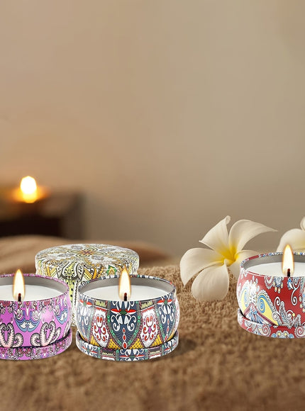 KissICON 24 24pc Ethnic Scented Travel Candles Perfect