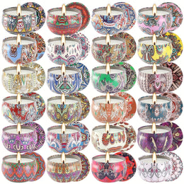 KissICON 24 24pc Ethnic Scented Travel Candles Perfect