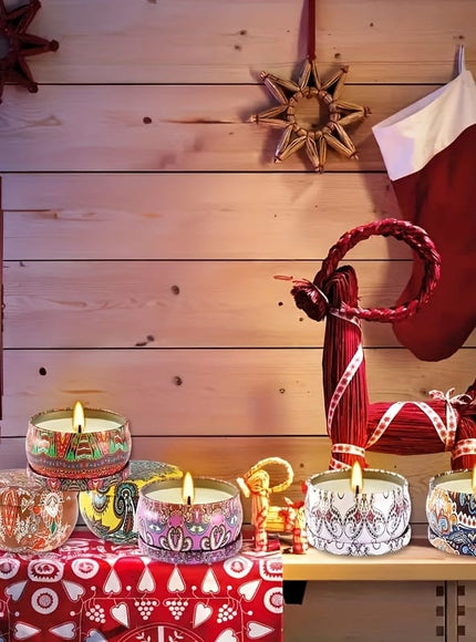 KissICON 24 24pc Ethnic Scented Travel Candles Perfect