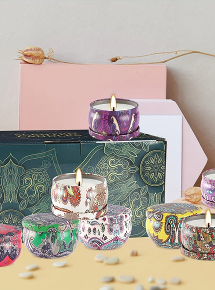 KissICON 24 24pc Ethnic Scented Travel Candles Perfect