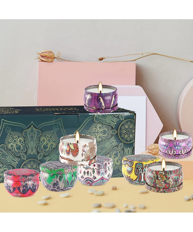 KissICON 24 24pc Ethnic Scented Travel Candles Perfect