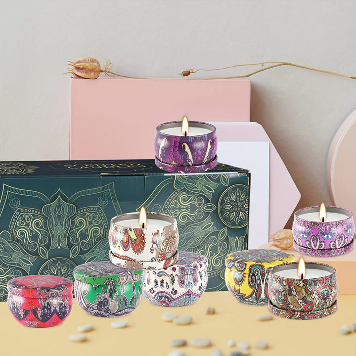 24pc Ethnic Scented Travel Candles Perfect
