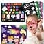 KissICON 24-Colors AMIIR 20Color Professional Halloween Face Painting Kit with Brushes