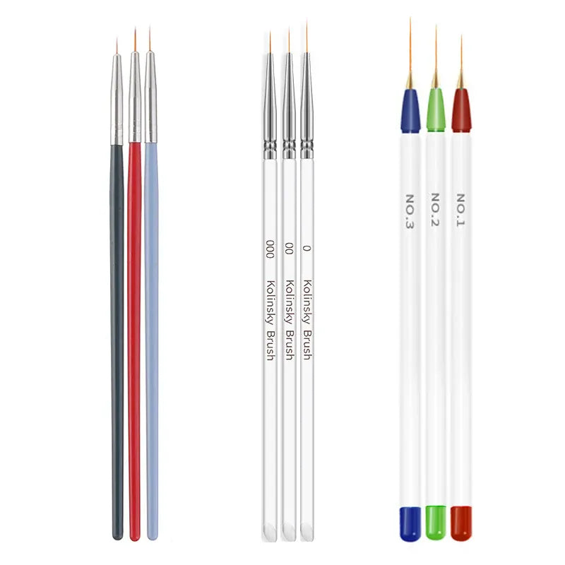 KissICON 24 KissIcon Nail Art Brush Set - Multi Tool