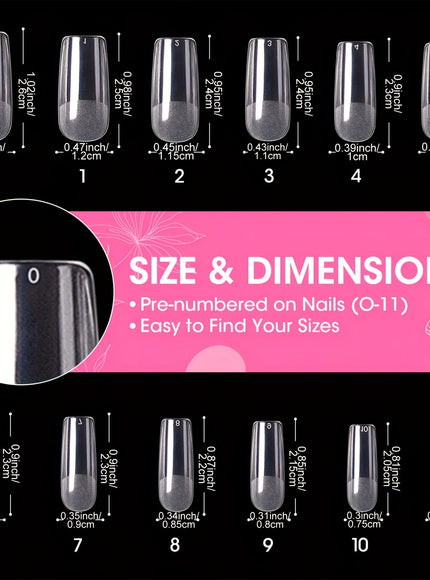 KissICON 240pcs KissIcon Gellen Gel Nail Kit 3 In 1