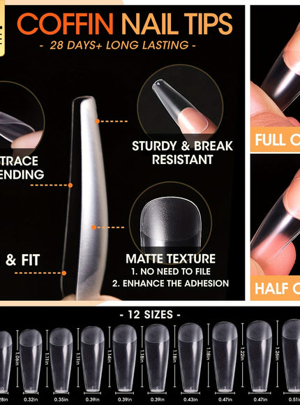 KissICON 240pcs KissIcon Gellen Gel Nail Kit 3 In 1