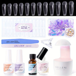 KissICON 240pcs KissIcon Gellen Gel Nail Kit 3 In 1