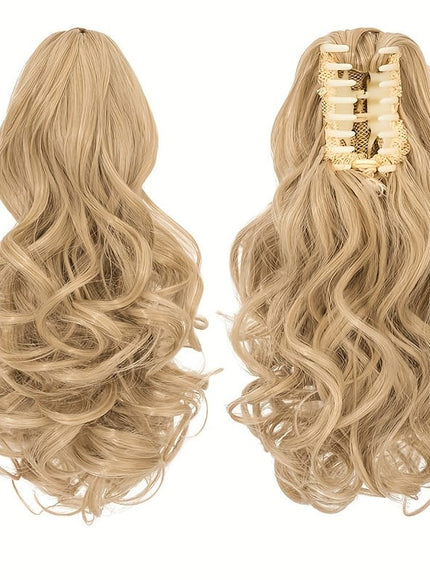 KissICON #24B/613 / 14inch KissIcon Ponytail Extension - Clip In 14 Inch