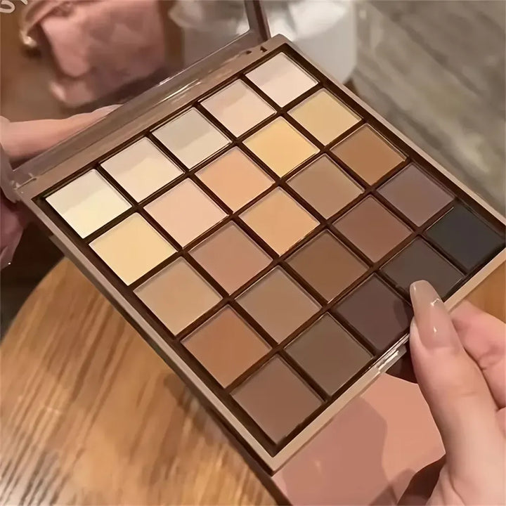 KissIcon 25 Colour Eyeshadow Palette – Matte & Shimmer Finish