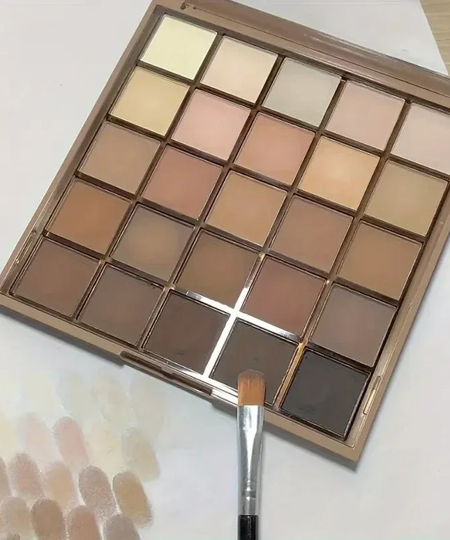 KissICON 25 colors 💋 KissICON 25 Colour Eyeshadow Palette – Matte & Shimmer Blends