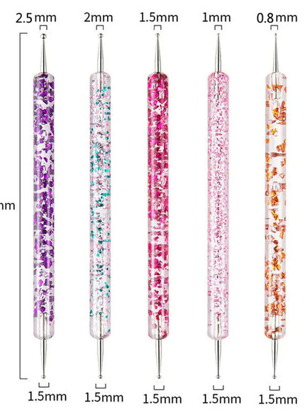 KissICON 25 KissIcon Nail Art Brush Set - Multi Tool