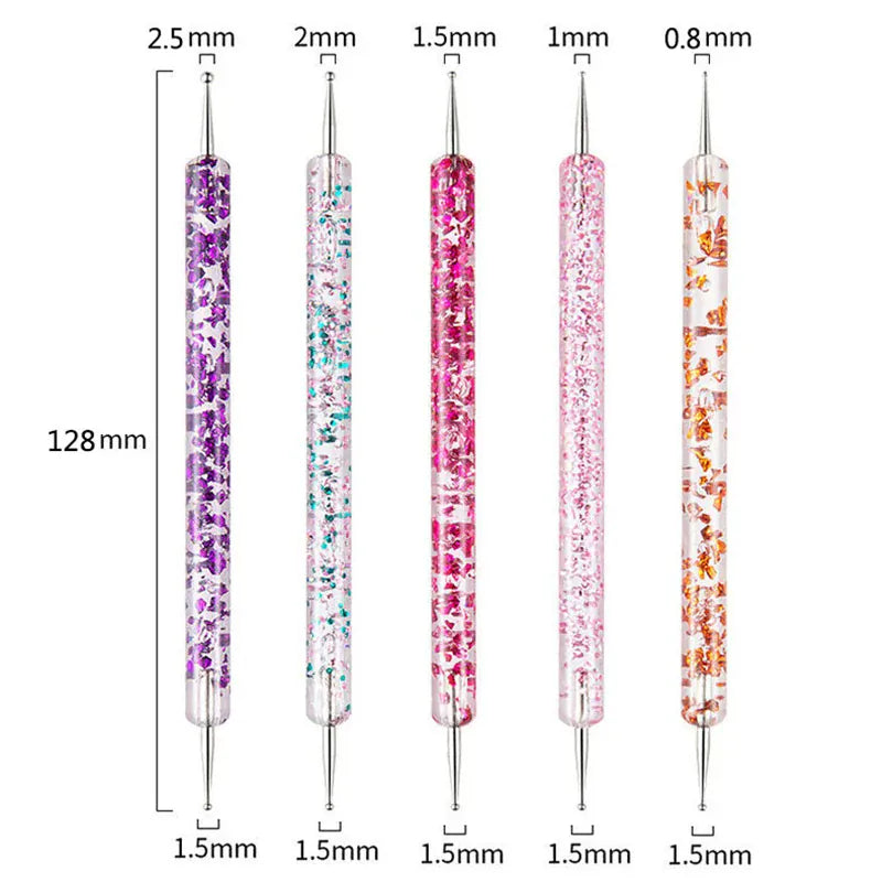 KissICON 25 KissIcon Nail Art Brush Set - Multi Tool