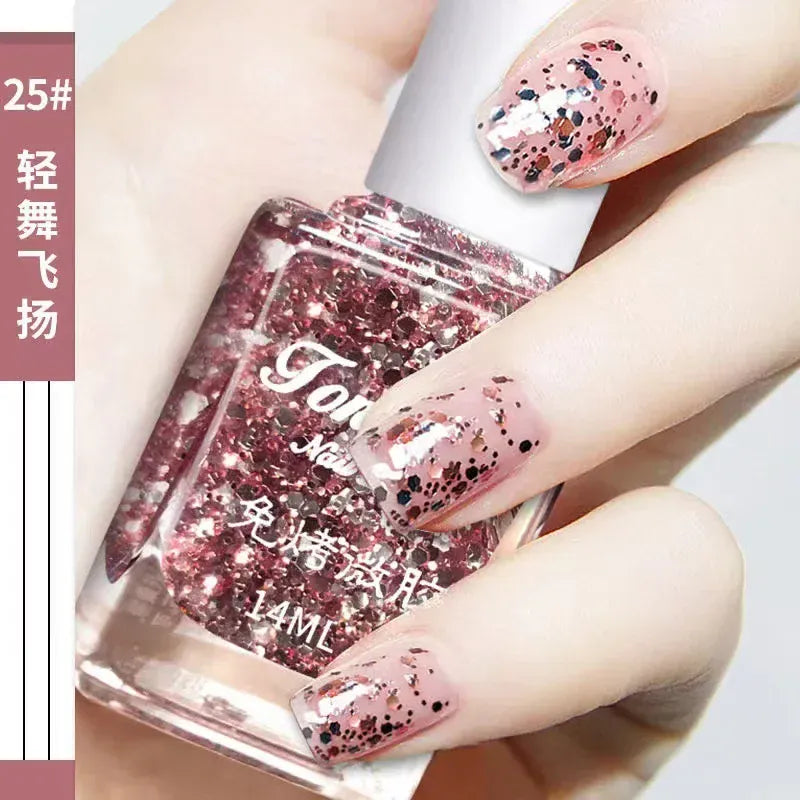 KissICON 25 Nail Polish Lasting No Bake No Peel Classic