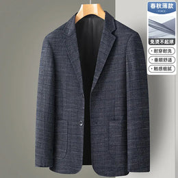 KissICON 2503 / 185-2XL 77-84kg Mens British Style Business Casual Four Seasons Blazer